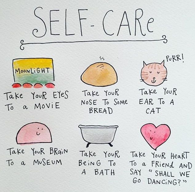 Self-Care illustration by Mari Andrew