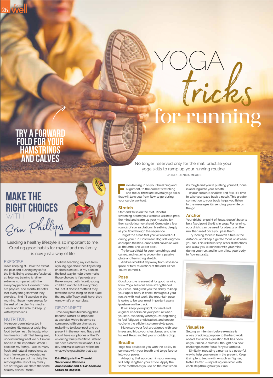A photo of the feature, as published in House of Wellness